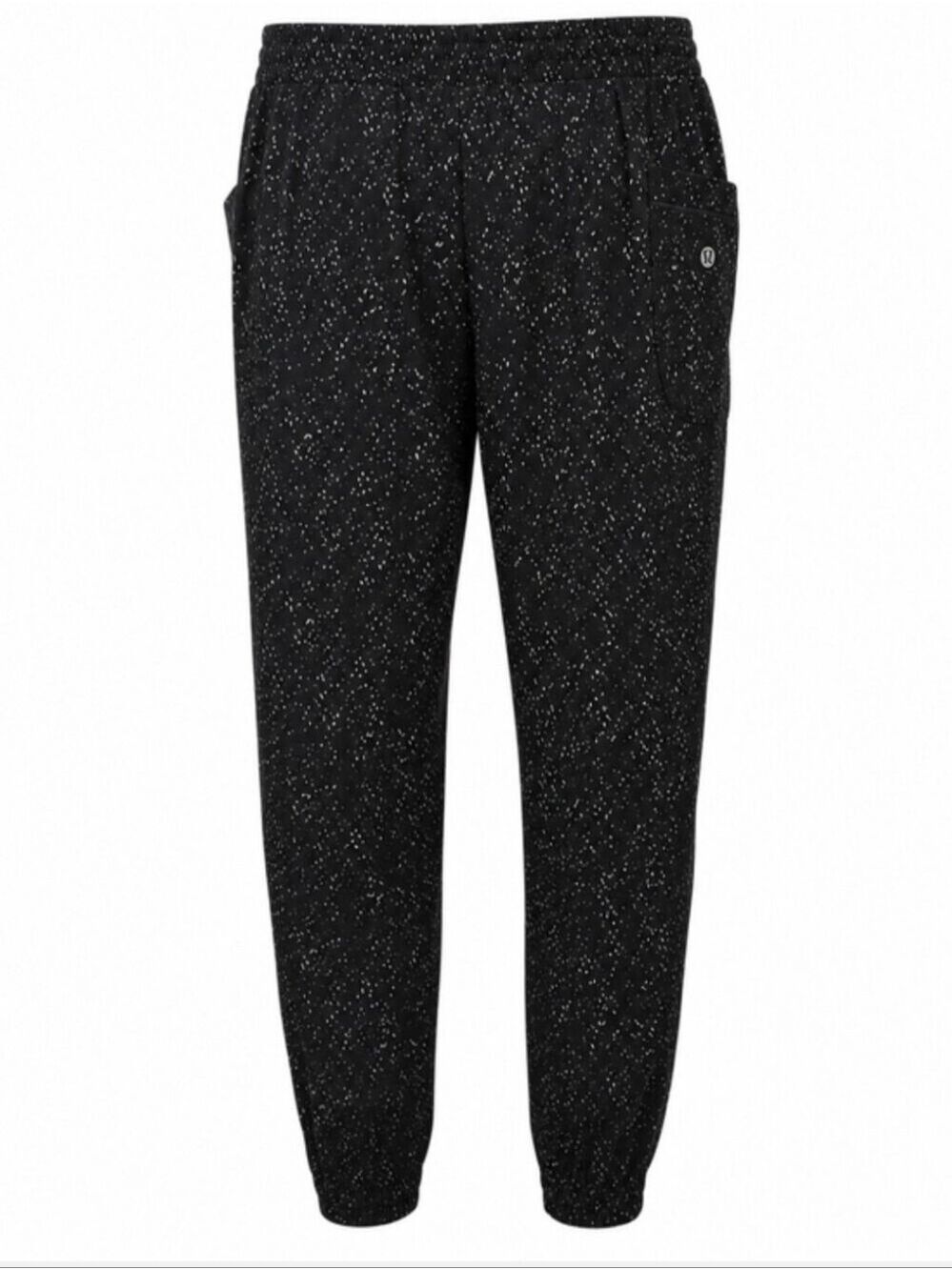 Lululemon Large Sz 14 Women’s Joggers With Pockets Speckled Athleisure Leggings - Picture 9 of 9